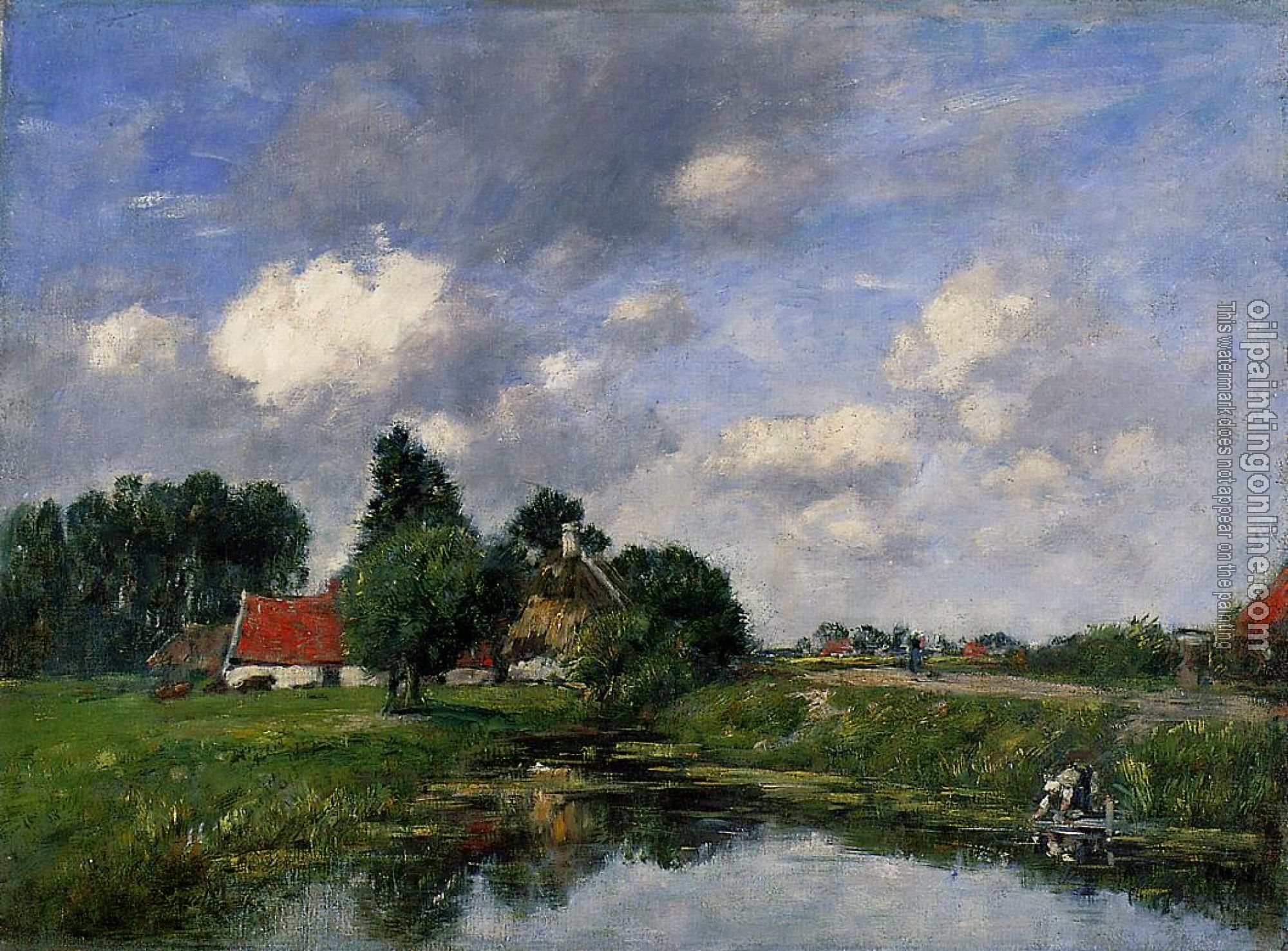 Boudin, Eugene - River near Dunkirk